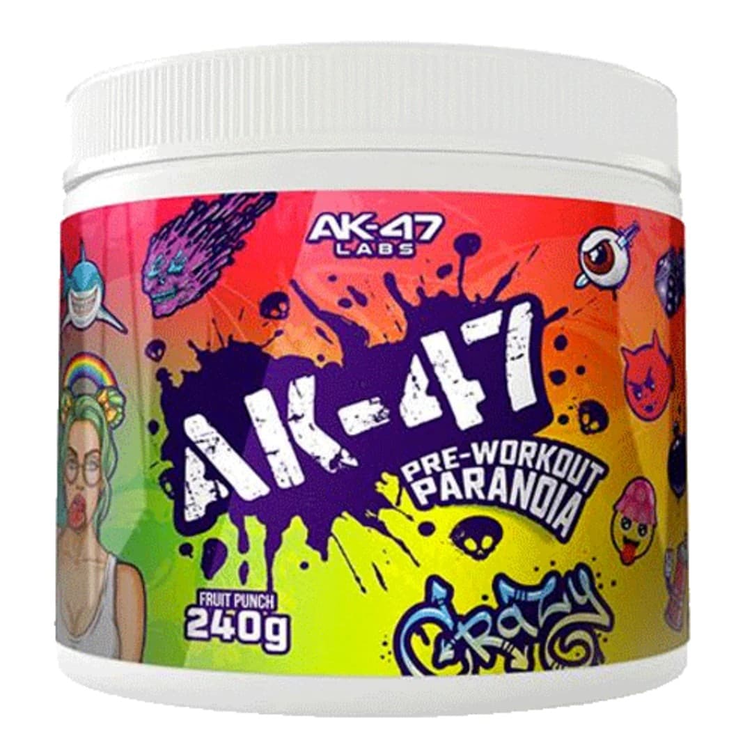 AK47 Labs - Paranoia, för före träning - Grönt äpple, 240 g – AK47 Labs förpackning