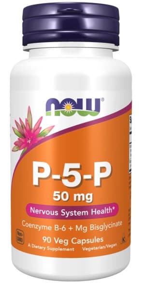 Now Foods - P-5-P - 90 Kapseli – NOW Foods pakkaus