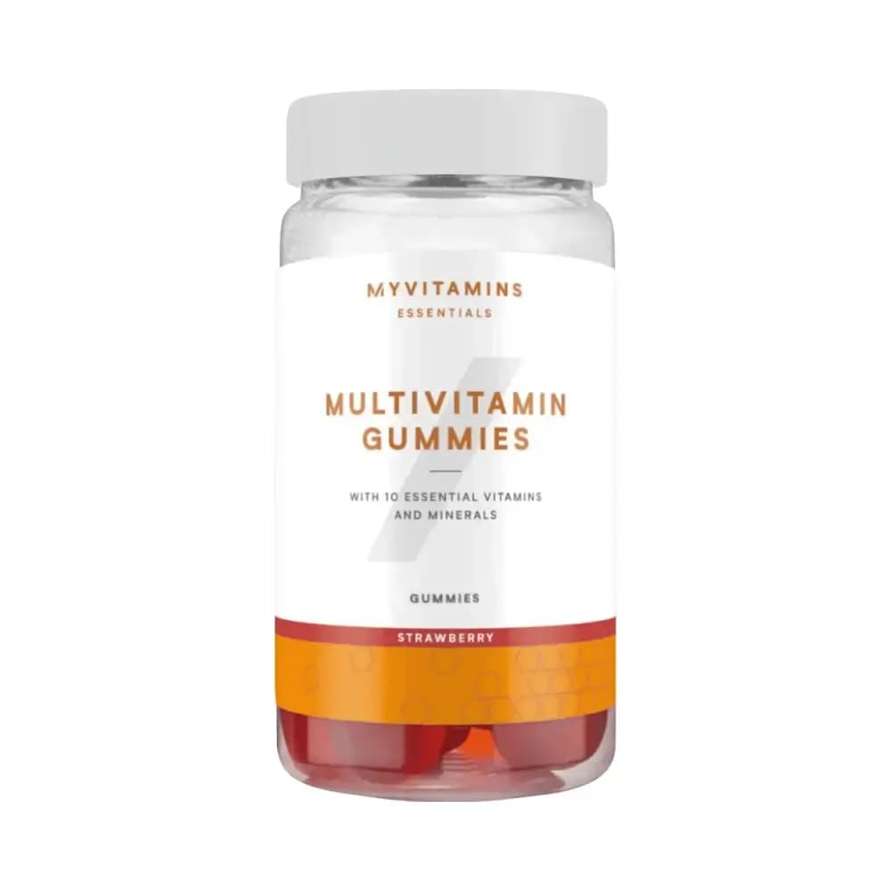 Myprotein - MyVitamins Multivitamin Gummies - Strawberry - 200g – Myprotein förpackning