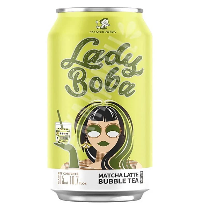 Madam Hong - Matcha Bubble Tea Drink 315ml