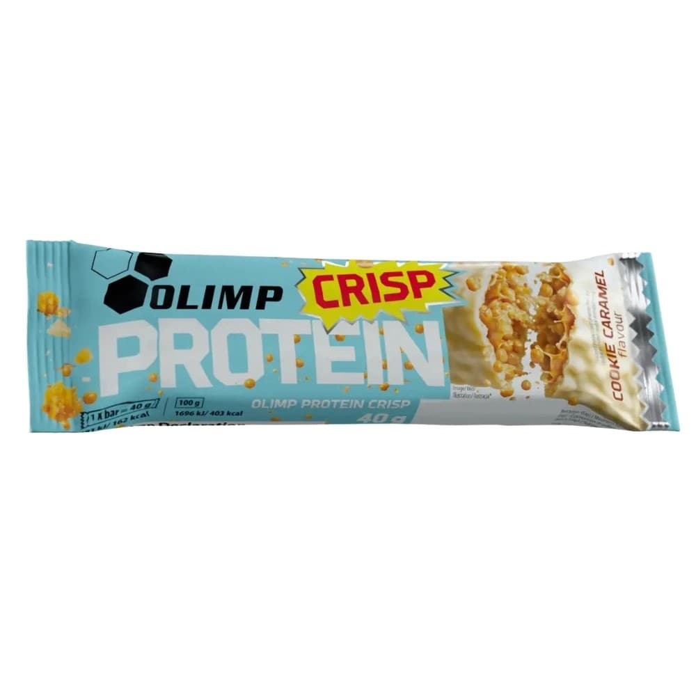Olimp Labs - Olimp Protein Crisp bar ciastko - karmel 40 g