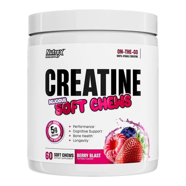 Nutrex - Mjuka kreatintuggisar – förpackning