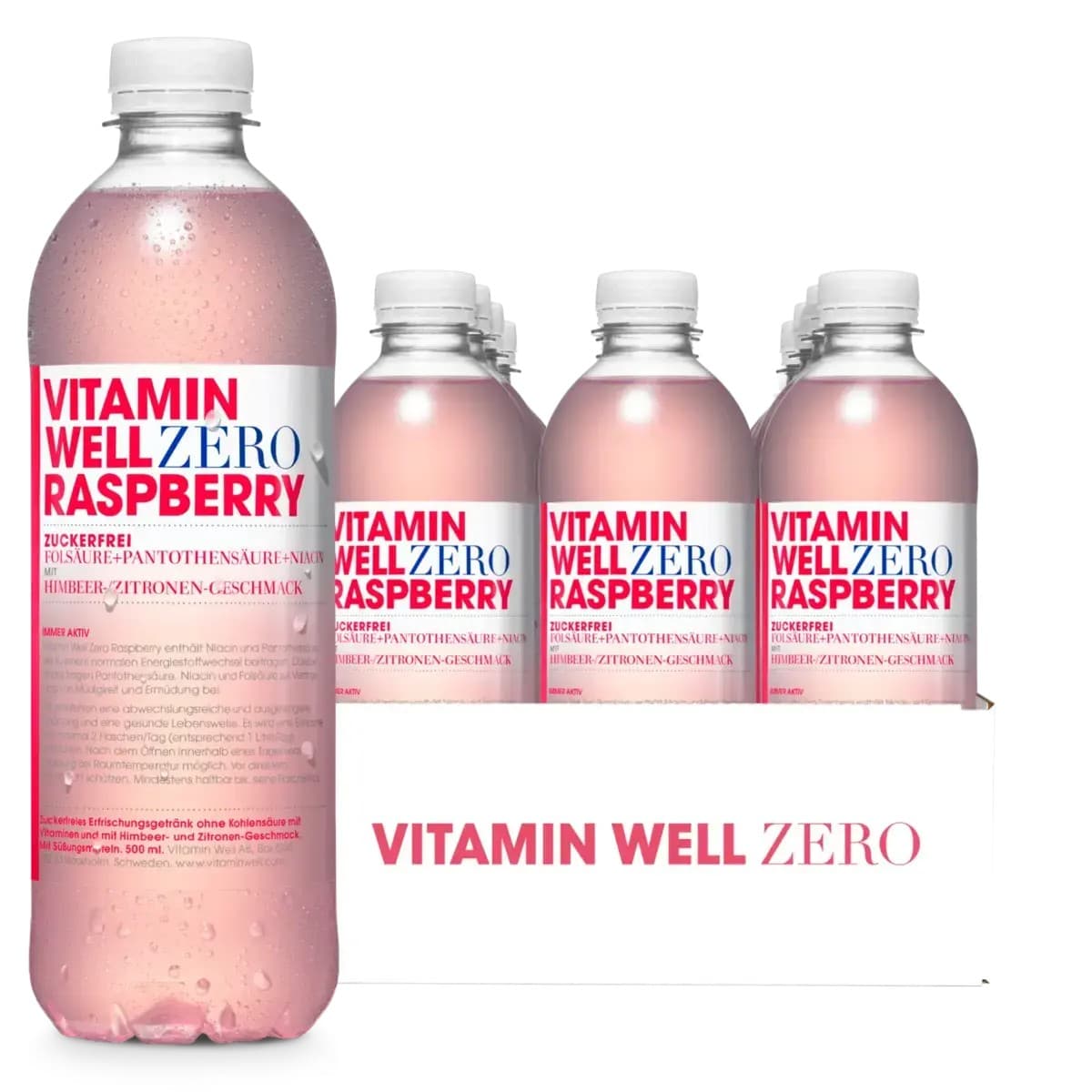 Vitamin Well - Dryck ZERO – förpackning