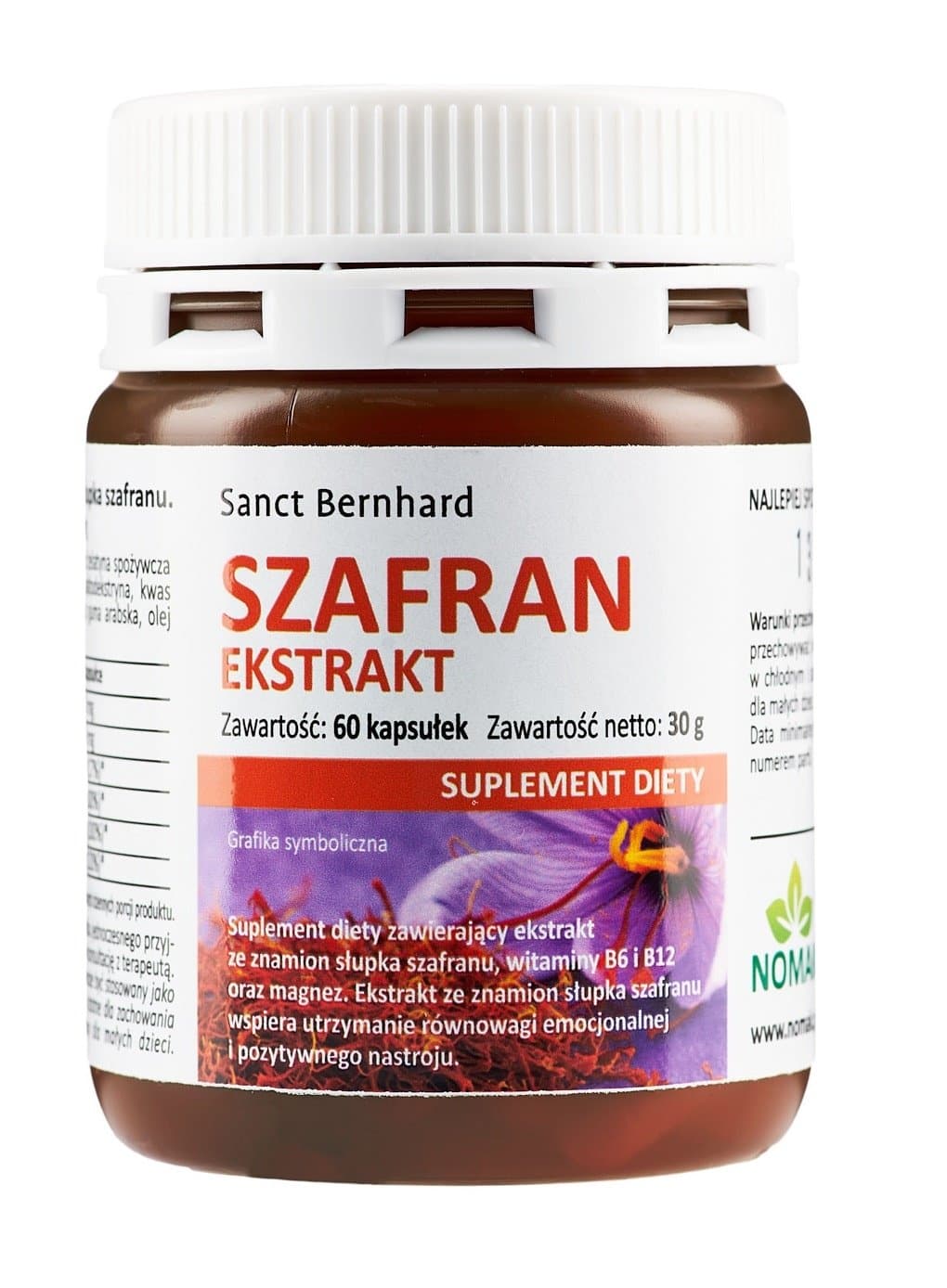 Kräuterhaus Sanct Bernhard - Herbal Supplement - 60 Caps