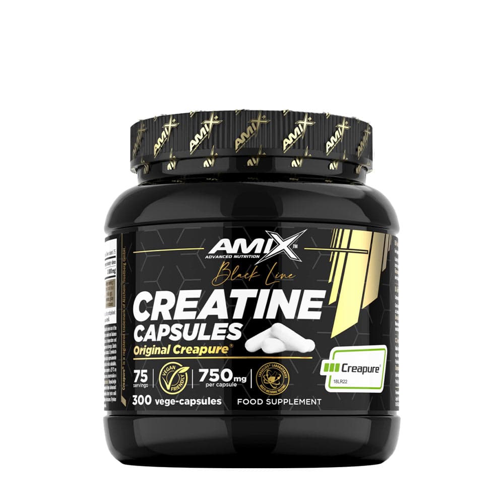 Amix Black Line Creatine Creapure - 300 Vege Capsules