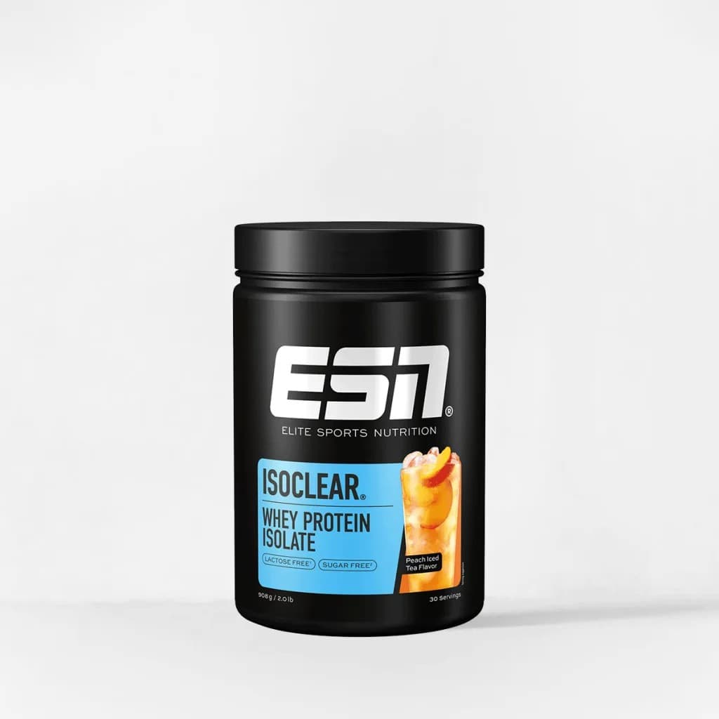 ESN - ISOCLEAR valleproteinisolat Iste med fersken, 908 g