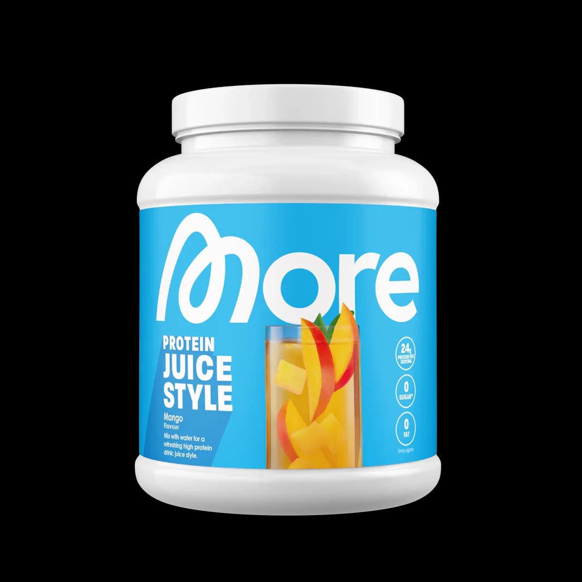 More - Nutrition More Clear - Mango, 600 g, juicestil – More förpackning