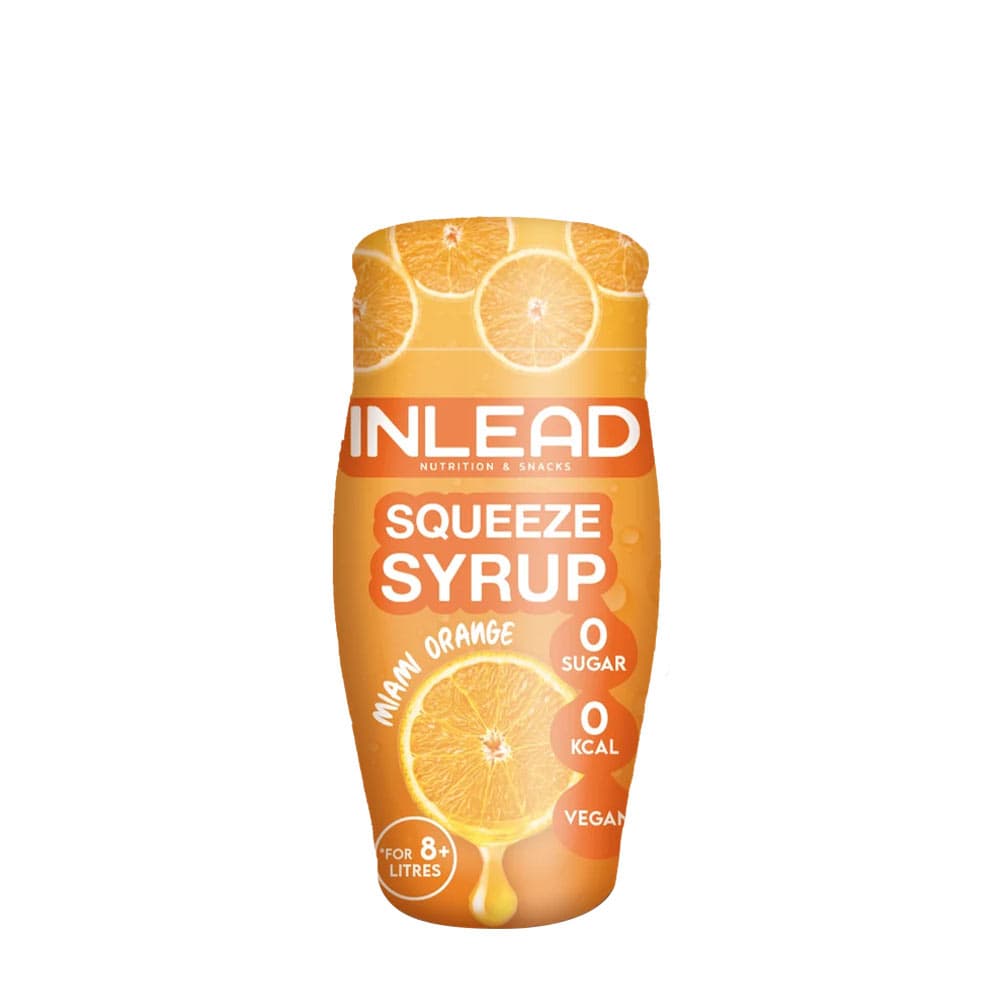 INLEAD Nutrition - Sirup i klemmeflaske - Miami-appelsin, 65 ml – emballage