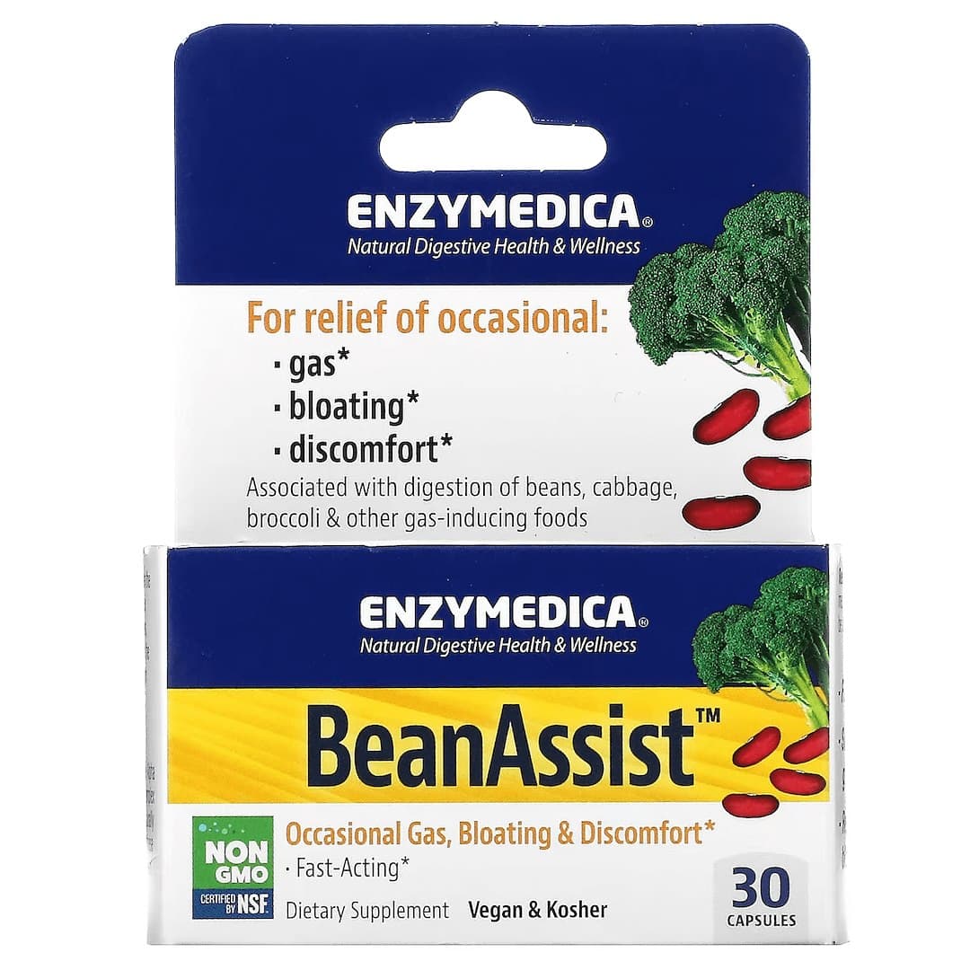 Enzymedica - Beanassist™ - 30 Caps – Enzymedica förpackning