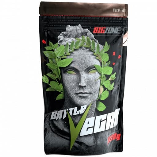 Big Zone - Battle Vegan - Chokolade og hasselnød, 1000 g – Big Zone emballage