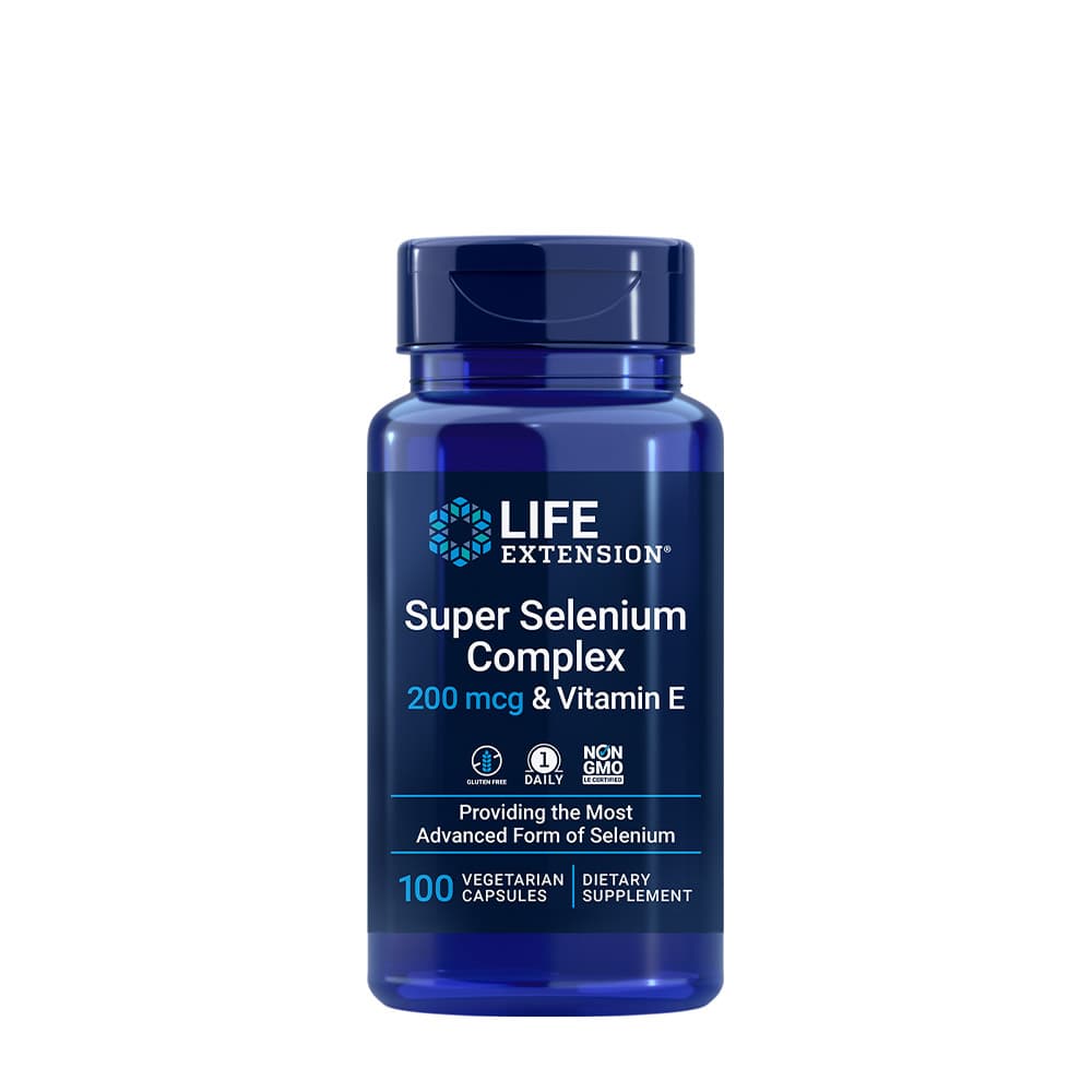Life Extension - Super Selenium Complex & Vitamin E - 100 Vcaps – Life Extension förpackning