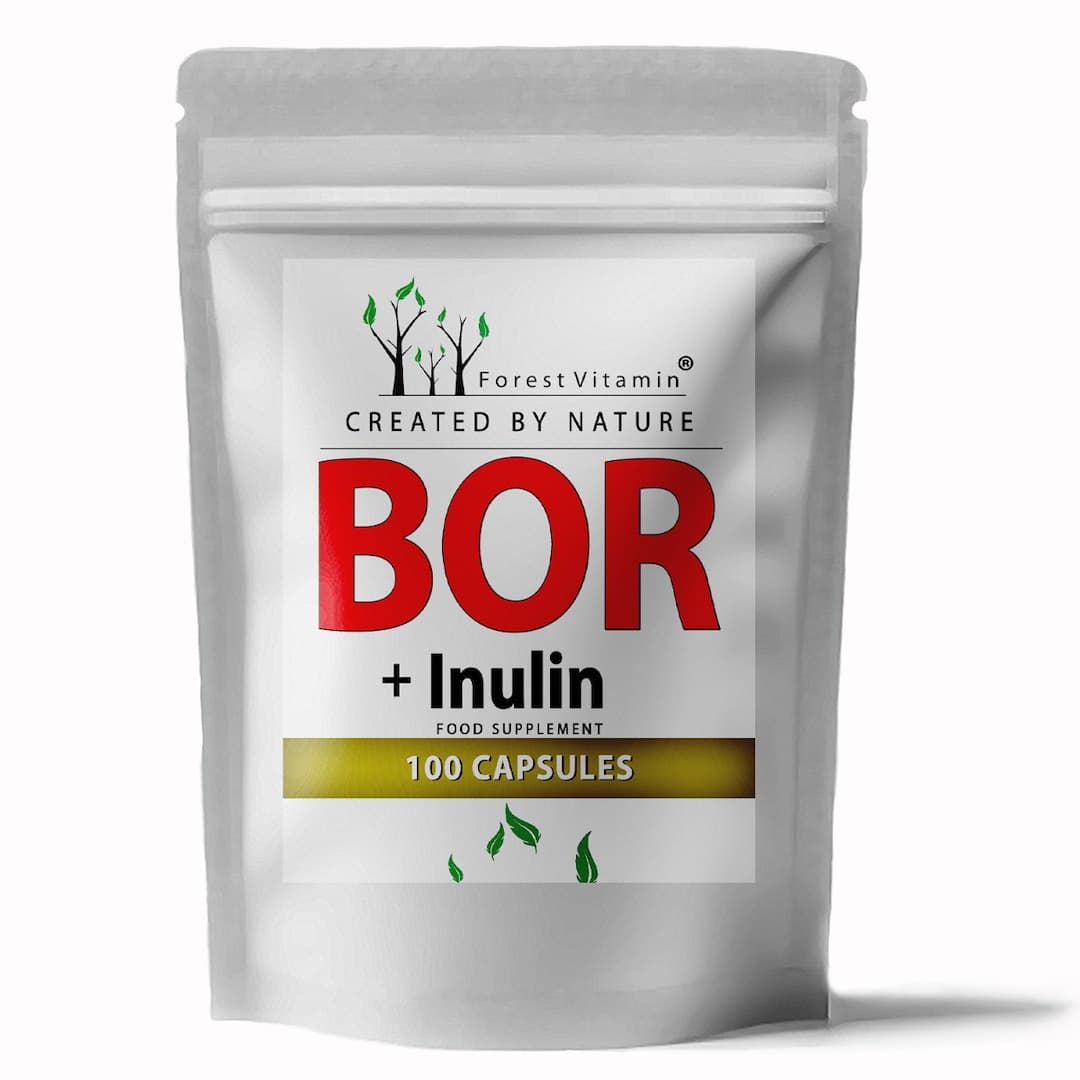 Forest Vitamin - BOR + Inulin - 100 Caps – Forest Vitamin förpackning