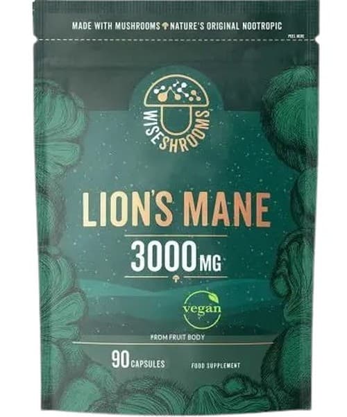 Wiseshrooms - Lion'S Mane – Wiseshrooms förpackning