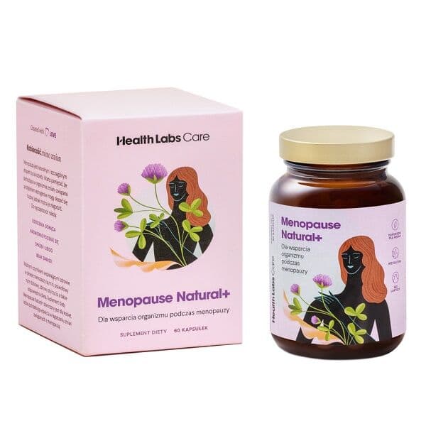 Health Labs Care - Menopause Natural+ - 60 Caps – Health Labs Care förpackning