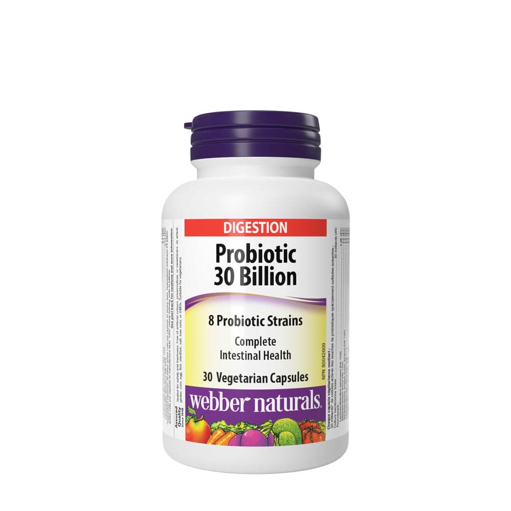 Webber Naturals - Probiotic 30 Billion – Webber Naturals förpackning