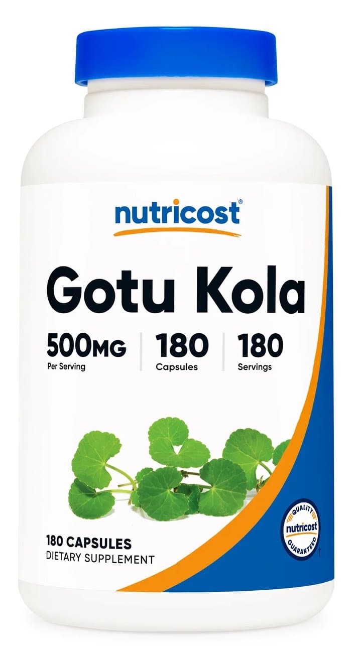 Nutricost - Gotu Kola - 180 Kapsler – Nutricost emballage