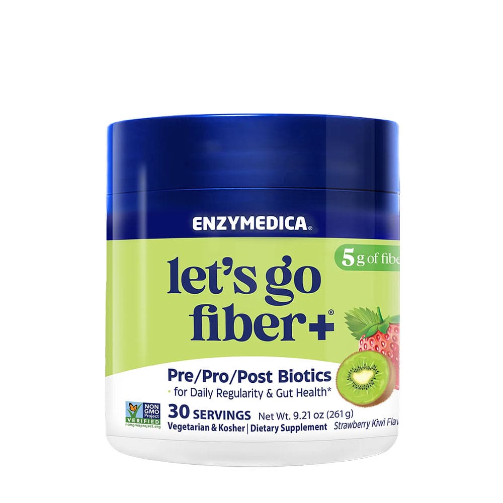 Enzymedica - Let's Go Fiber+ – Enzymedica förpackning