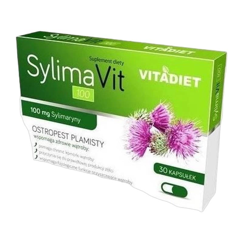 VitaDiet - Silymarin Capsules 30 - 30 kapsler – VitaDiet emballage