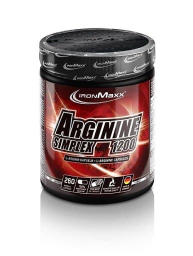 IronMaxx - Arginin Simplex - 260 kapslar – förpackning