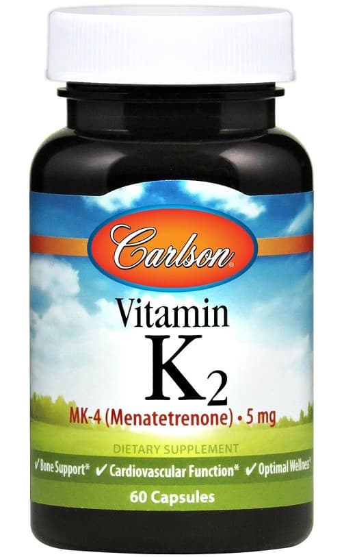 Carlson Labs - Vitamin K2 MK-4 5mg – Carlson Labs emballage