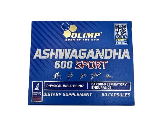 Olimp Labs - Ashwagandha 600 Sport - 60 caps (EAN 842161100409) – Olimp Labs förpackning