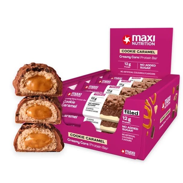 MaxiNutrition - Creamy Core proteinbar – förpackning