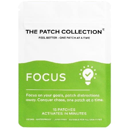 The Patch Collection - Niacin, matcha och vitamin B9 - 15 plåster – förpackning