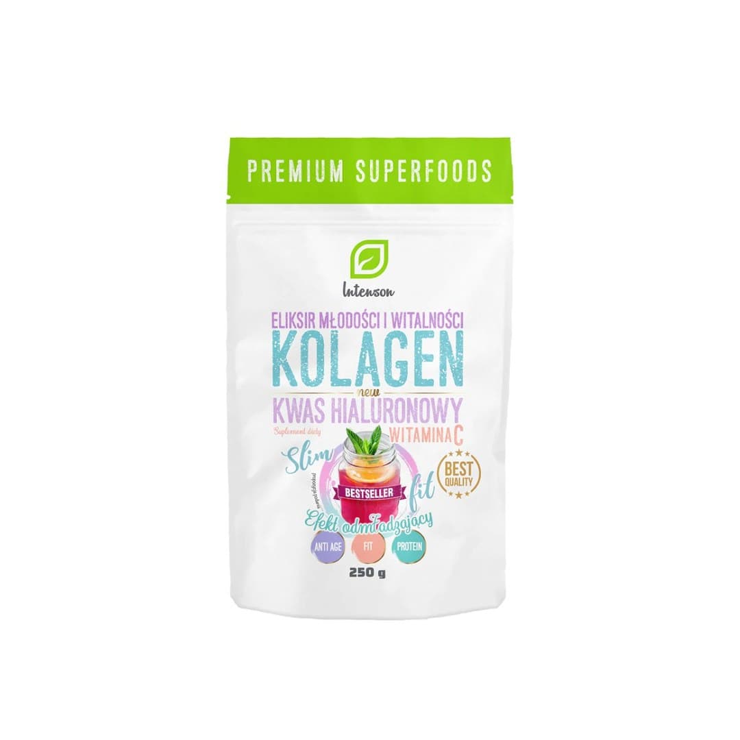 Intenson - Collagen + Vitamin C + Hyaluronic Acid – Intenson förpackning