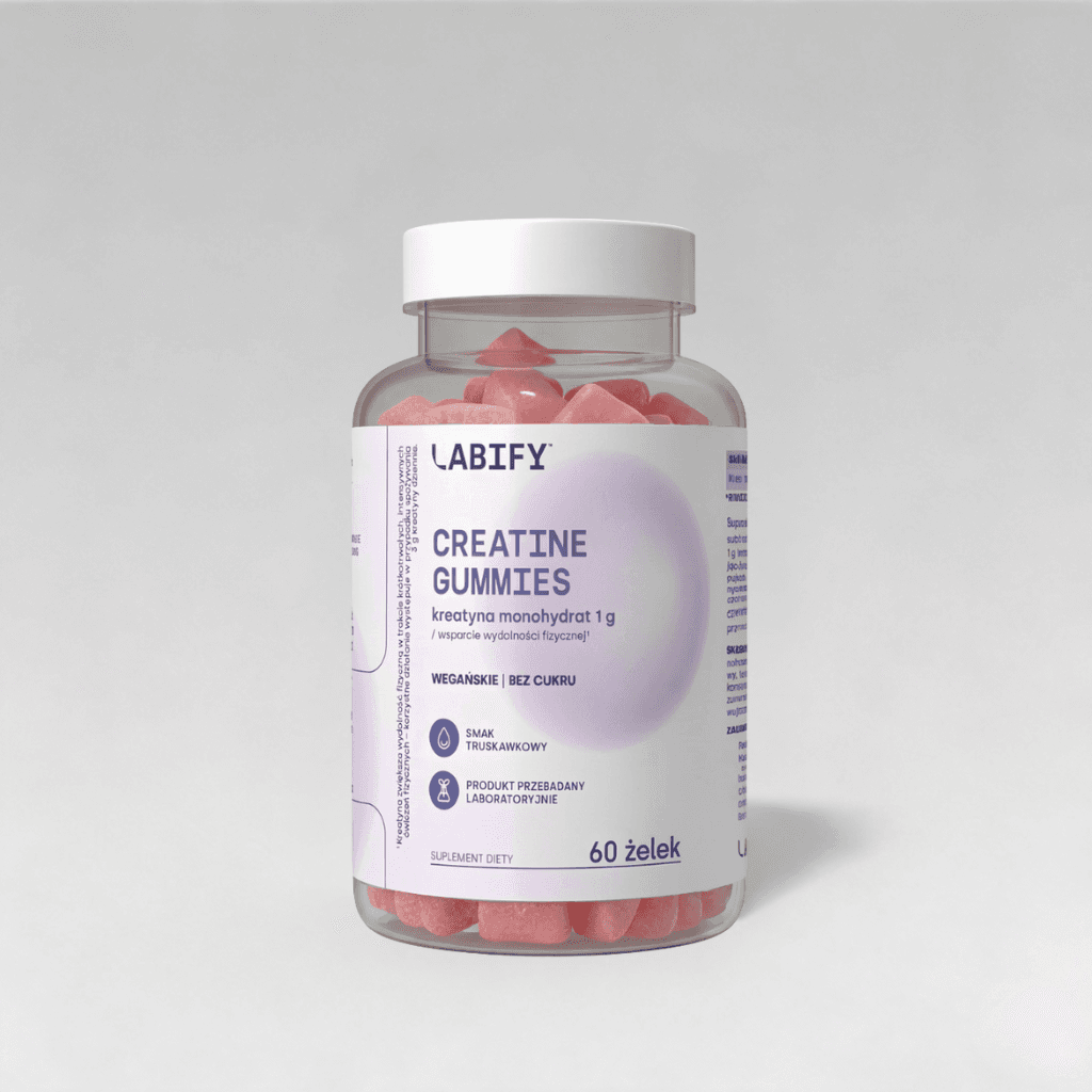 Labify - Creatine Gummies Strawberry Flavor 60 Pieces – Labify förpackning