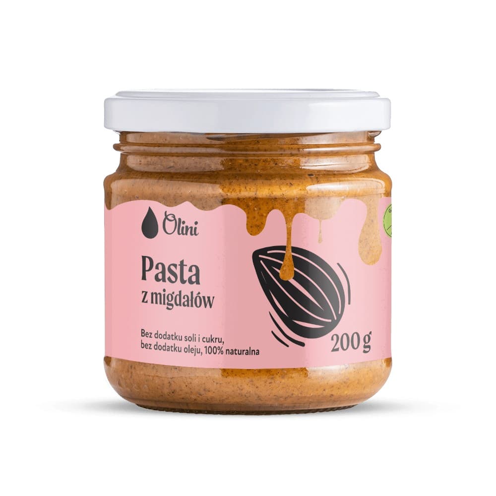 Olini - Almond Paste 200ml – olini förpackning