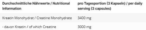 Inlead - Kreatinmonohydrat - 300 kapslar – förpackning