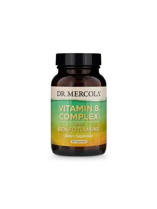 Dr. Mercola - Vitamin B Complex With Benfotiamine - 60 Caps – Dr. Mercola förpackning