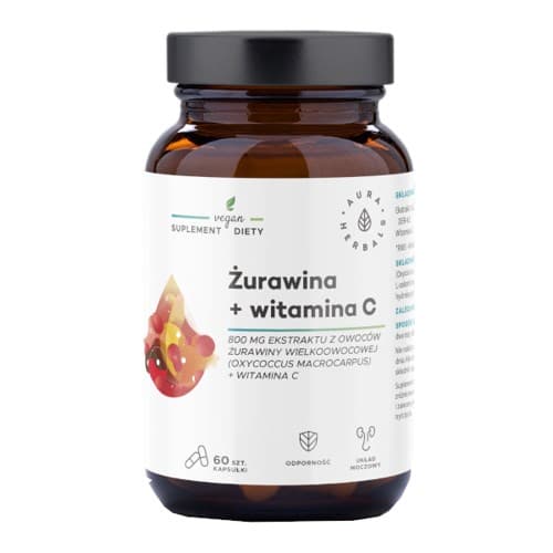 Aura Herbals - Cranberry + Vitamin C - 30 Caps
