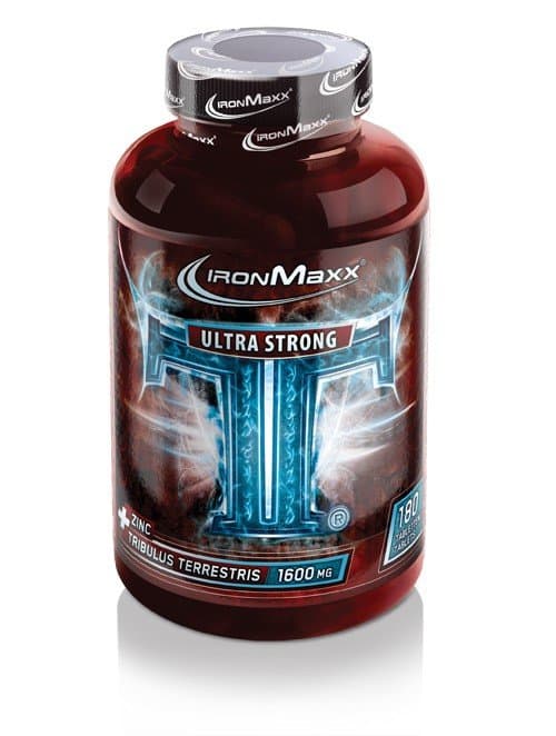 IronMaxx - Tribulus terrestris - Extra stark, 1600 mg, 90 tabletter – förpackning