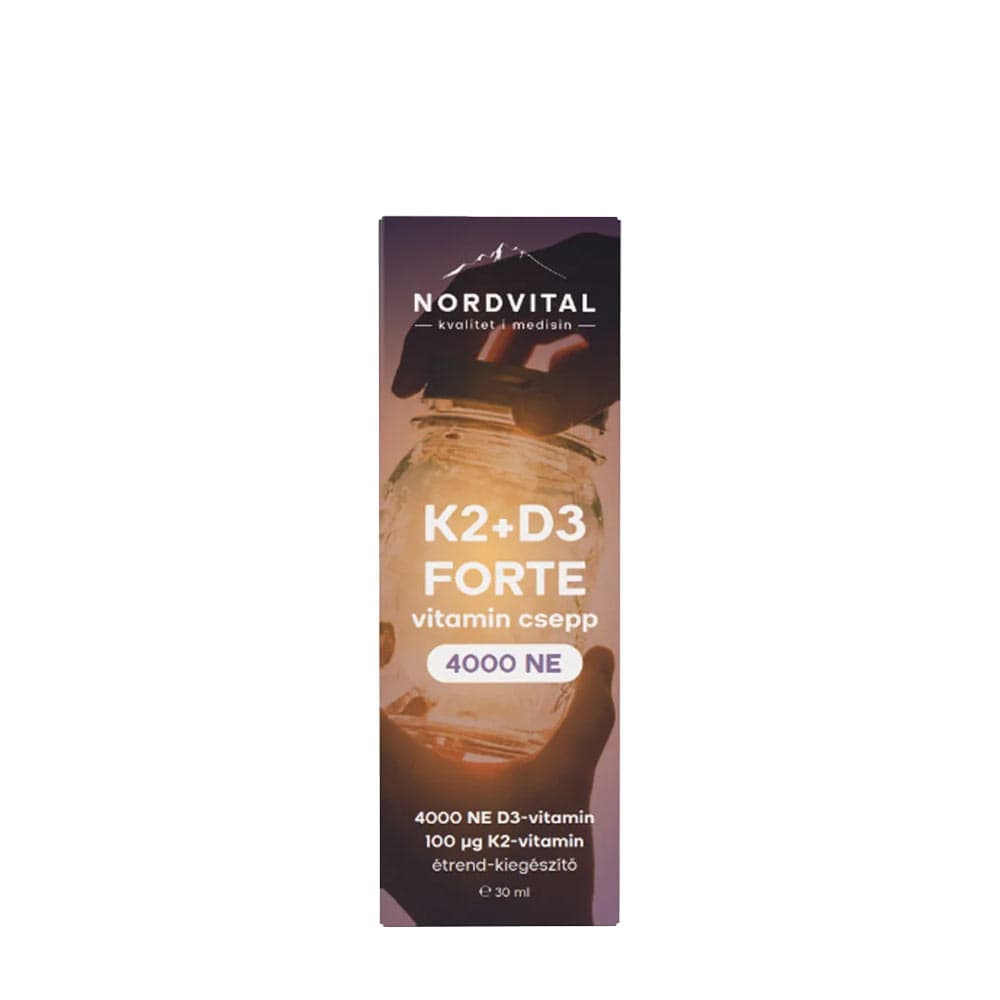 Nordvital - D3+K2 Forte -tipat - 30 ml