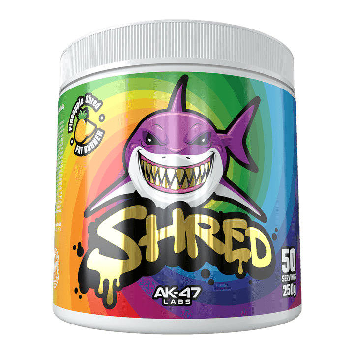 AK47 Labs - Shred - Ananaspunsch, 250 g – AK47 Labs förpackning