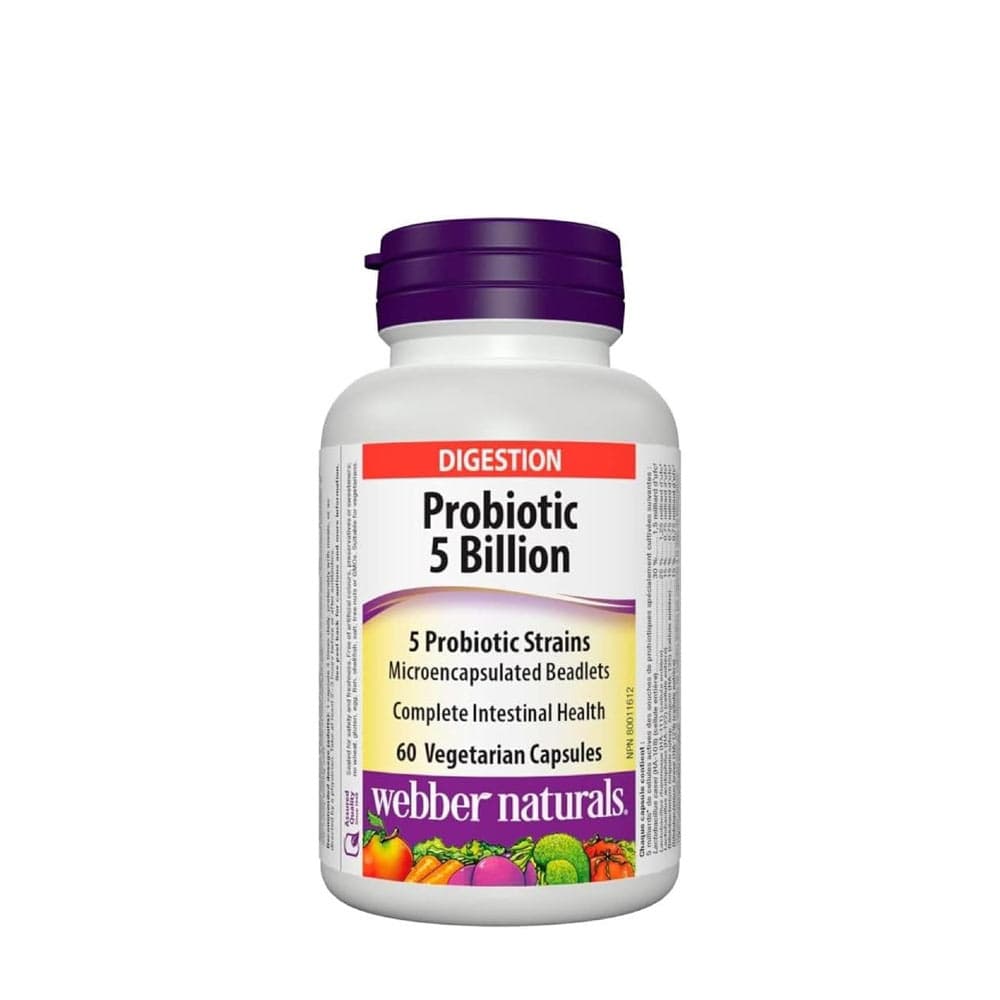Webber Naturals - Probiotic 5 Billion – Webber Naturals förpackning