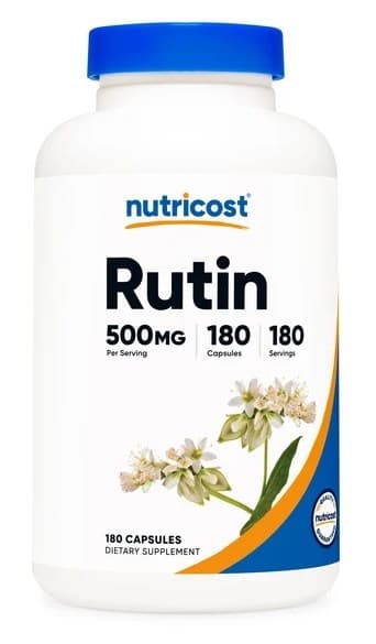 Nutricost - Rutin - 180 Capsules – Nutricost förpackning