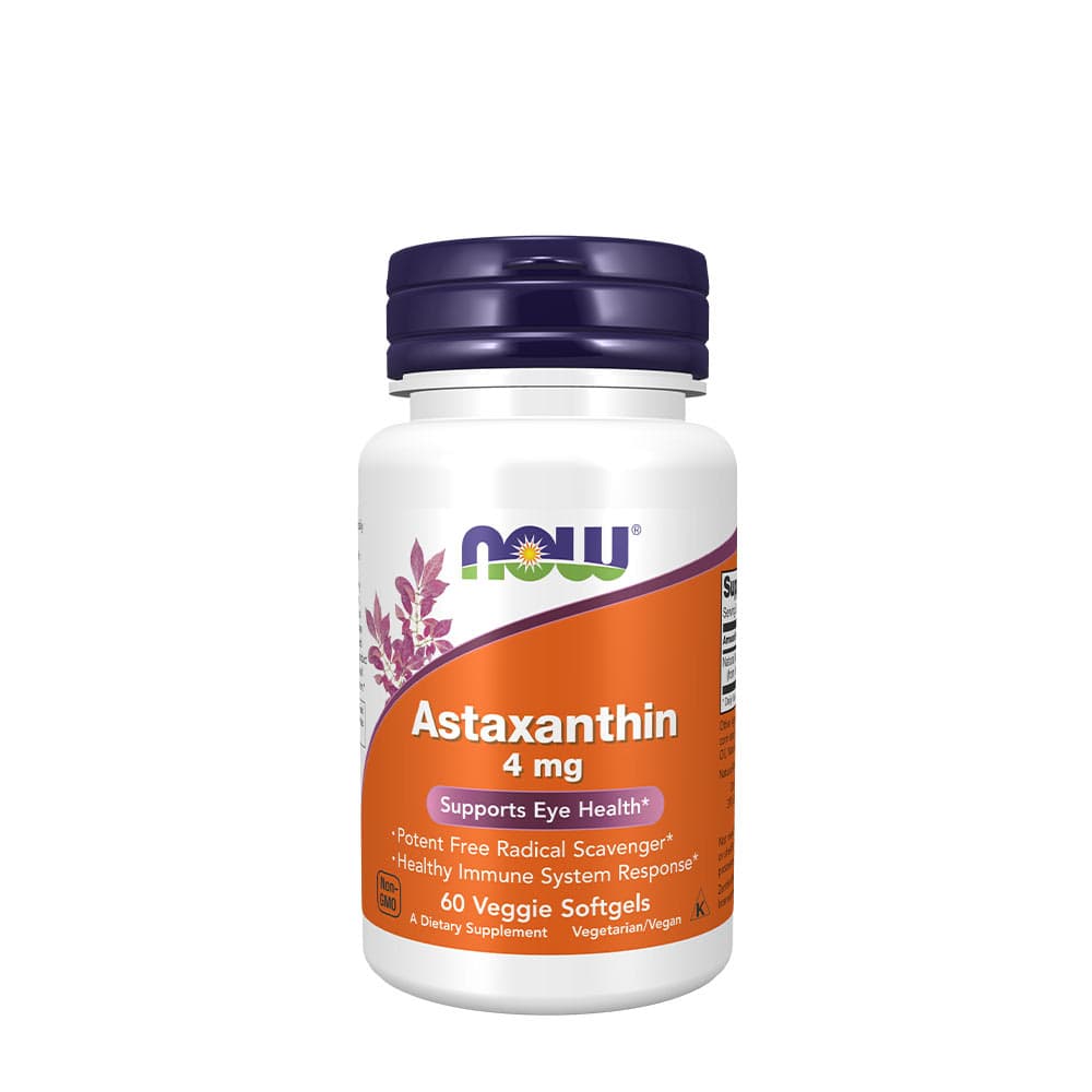 NOW Foods - Astaxanthin - Antioxidant Support – NOW Foods förpackning