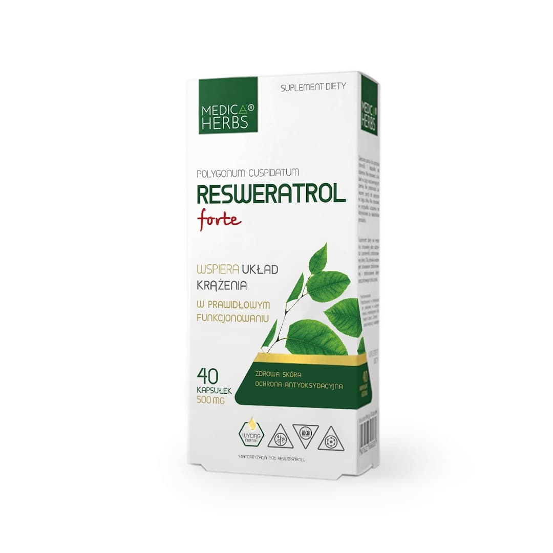 Medica Herbs - Resveratrol Forte 250mg - 40 Caps