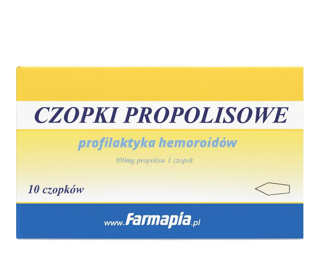 Farmapia - Propolis Suppositories - 10 suppositories – Farmapia förpackning
