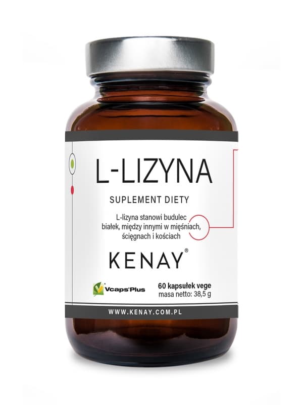 Kenay - L-lysin - 60 kapslar – förpackning