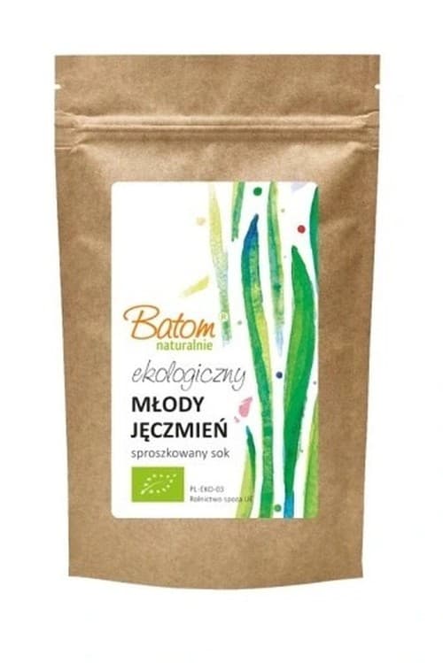 Batom - Young Barley Grass Powder - 100g – Batom förpackning