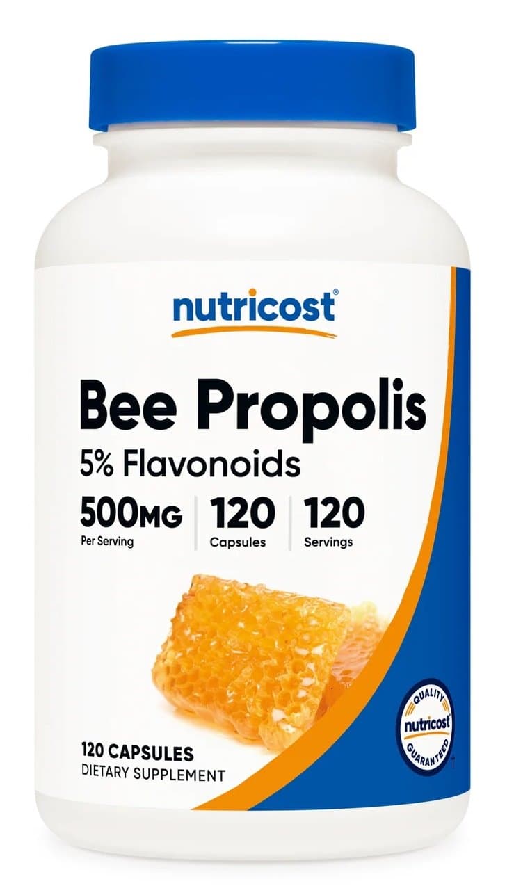 Nutricost - Bi-propolis 5% Flavonoider - 120 Kapsler – Nutricost emballage