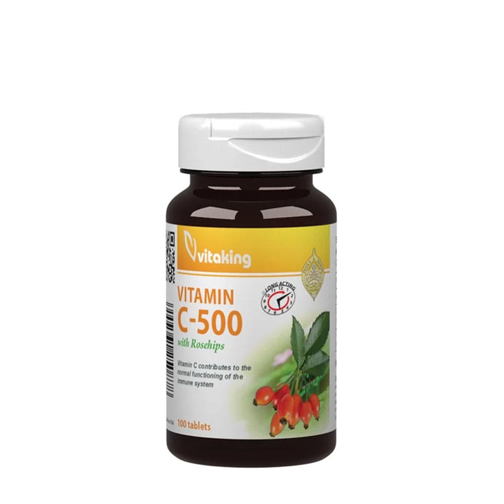 Vitaking Vitamin C Time Release With Rosehips – Vitaking förpackning