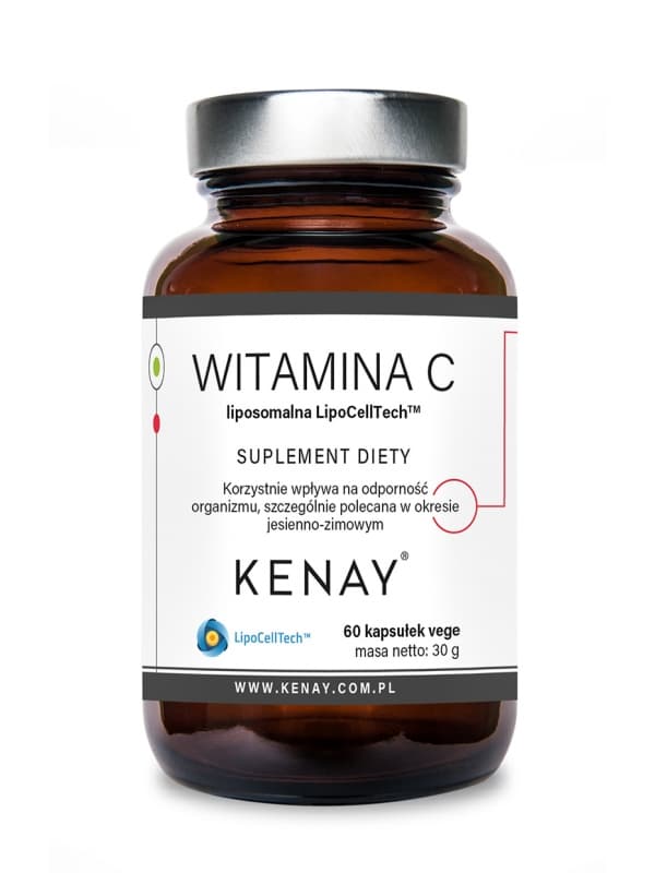 Kenay - Liposomalt Vitamin C - 60 kapslar – förpackning