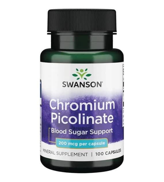 Swanson - Chromium Picolinate – Swanson förpackning