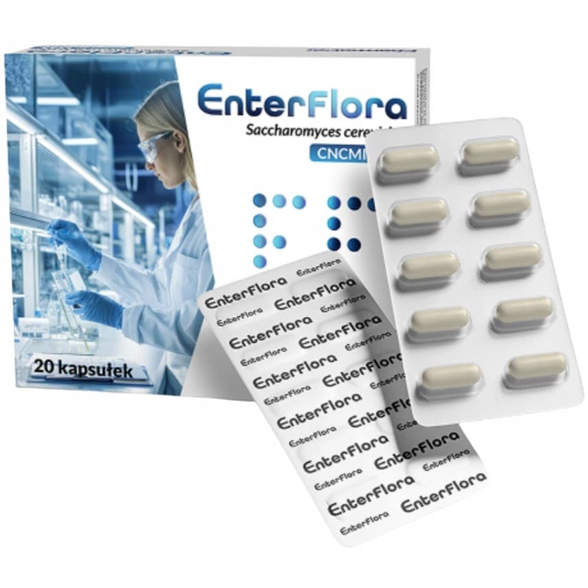 PharmaDot - EnterFlora 20 kapsler – PharmaDot emballage
