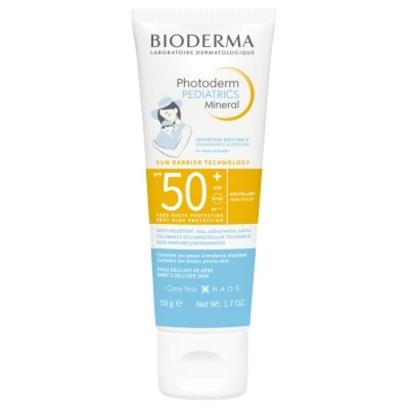 Lenor - Bioderma Photoderm Pediatrics Mineralcreme SPF50+ 50 g – Bioderma emballage