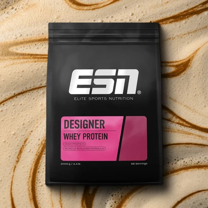 ESN (Elite Sports Nutrition) - Designer Whey vassleprotein - Leons frukostflingor, 2 000 g – ESN (Elite Sports Nutrition) förpackning